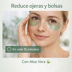 Chau ojeras! Parches de Aloe para ojeras y bolsas