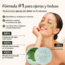 Chau ojeras! Parches de Aloe para ojeras y bolsas