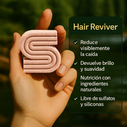 Shampoo Sólido para Crecimiento y Fortalecimiento del Cabello | Proteína de Agua de Arroz